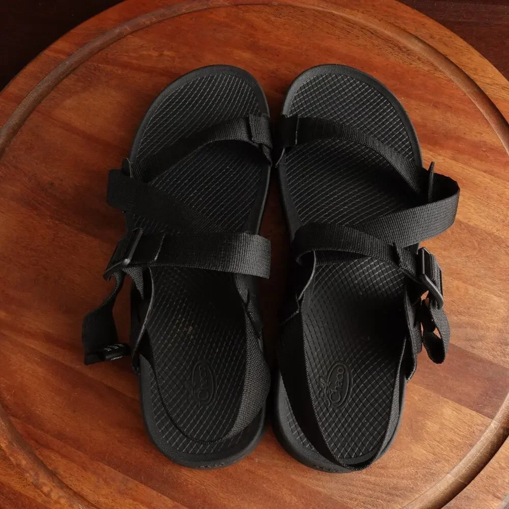 Chaco Sandals Mens SZ‎ 13 Black Lowdown Outdoor Waterproof Hiking Gorpcore Shoes